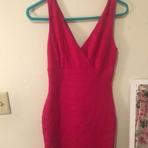 Hot pink EXPRESS bodycon